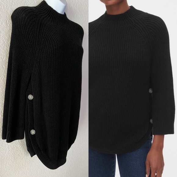 Gap maternity nursing mock neck sweater size S